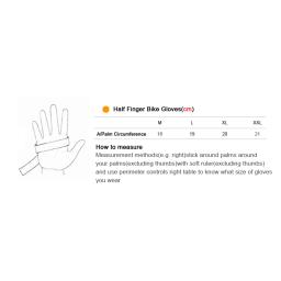 Gicaer-Luvas Metade Do Dedo De Ciclismo, Almofadas De Gel De Bicicleta, Amortecedor, Luva De Mountain Bike - Image 6