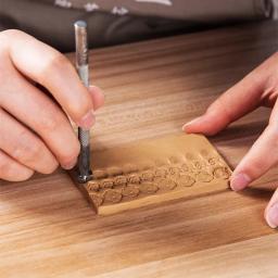 Cerâmica Art Textura Seal Set, Ferramentas de impressão, Ferramentas manuais criativas, DIY Lama Escultura, Modelagem, Liga, 20 pcs - Image 2