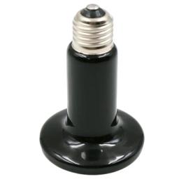E27 interface suporte da lâmpada de aquecimento do animal estimação lâmpada de luz infravermelho preto cerâmica emissor lâmpada calor réptil animais aquecedor broker - Image 2