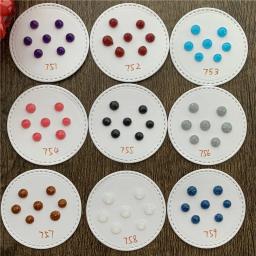Nuvo esmalte líquido multicolorido 1oz3d com flash 745-774 pearlescent 1800-1808 cartão embelezado com tinta acrílica - Image 4