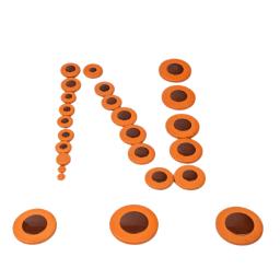 Tooyful Conjunto Completo de Alto Saxofone Pads para Yamaha, Saxofone Almofada, Peças de Reposição, 25 Pads - Image 4
