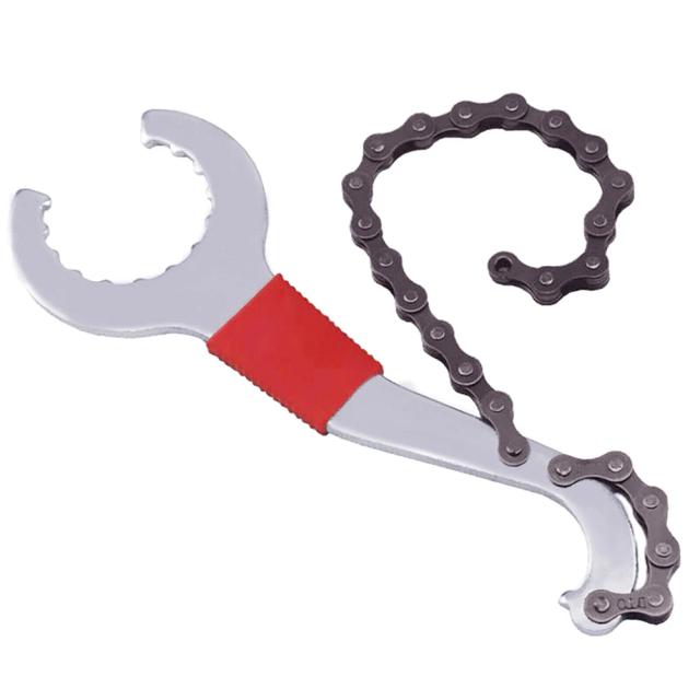 Kit Completo de Ferramentas para Bicicleta: Chave Inglesa, Chave de Roda Livre, Removedor de Suporte Inferior e Mais Acessórios Essenciais