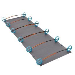 Camping cama dobrável ultraleve única barraca berço portátil dormir cama Alloy Frame - Image 2