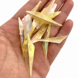 40 pçs * filme de pele de peixe real para a pesca de água salgada com mosca isca fazendo sabiki rig iscas camarão corpo capa voar amarrando materiais - Image 4
