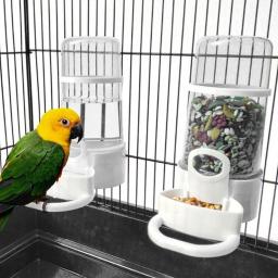 Pássaro bebedor de água recipiente alimentador automático birdcage garrafa de água transparente pássaro potável fonte dispensador papagaio pet wate - Image 1