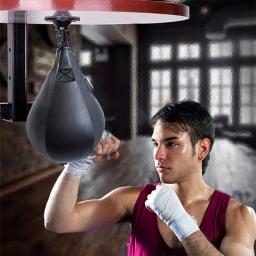 Saco de areia giratório, esfera de perfuração, kit para treinamento físico em boxe com velcro - Image 6