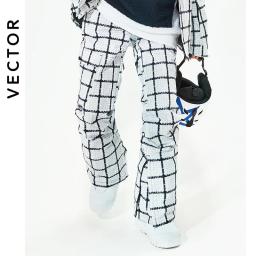 Vector marca inverno calças de esqui das mulheres ao ar livre de alta qualidade à prova vento à prova dwindproof água quente calças neve inverno esqui snowboard - Image 4