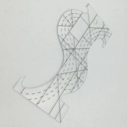 Régua de plástico para costura, acessórios de costura, ferramentas de retalhos, corte de alfaiate, régua de escala artesanal, suprimentos de desenho diy - Image 4