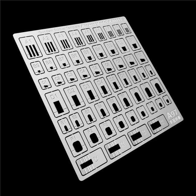 Régua Reta e Dobrável Alexen AJ0096/AJ0097: Ferramenta Ideal para Inscrições e Artesanato em Bronze