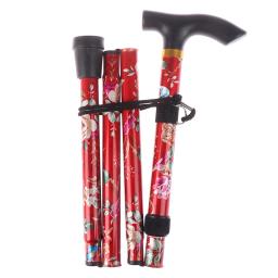 Bastão de caminhada com estampa antichoque, estampado, para idosos e ao ar livre - Image 6
