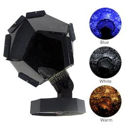 Projetor de luz led com céu estrelado, lâmpada led com projeção de galáxia, cósmico, estrela, luz noturna para decoração de casa, presente para crianças - Image 1