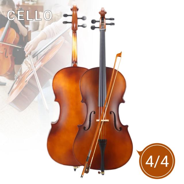 Lommi Orquestra: Violoncelo 4/4, 3/4 e 1/2 para Estudantes com Acessórios Inclusos