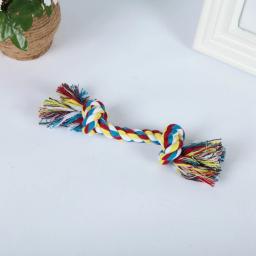 Brinquedo para animais de estimação, suprimentos para cães, animais de estimação, cão, filhote de cachorro, brinquedo durável, corda de osso trançada, ferramenta engraçada (cor aleatória), 32cm, 1 peça - Image 5