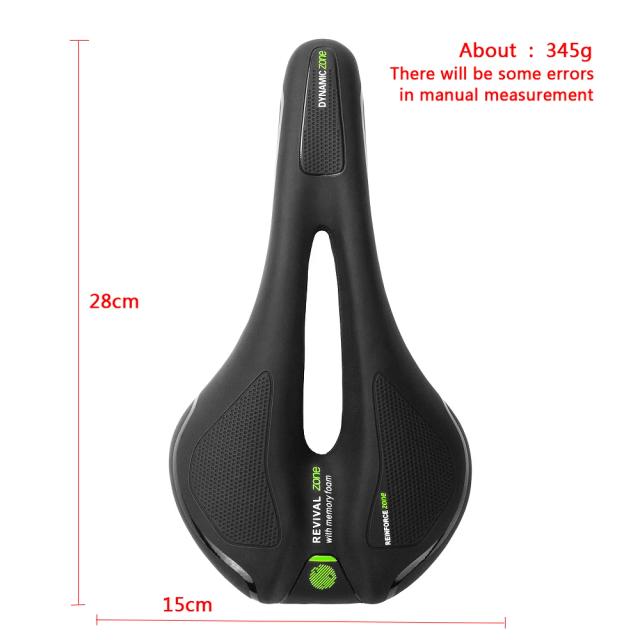 Almofada de Sela Respirável e Confortável para Bicicleta, Ergonômica, Impermeável e à Prova de Choque para MTB e Estrada
