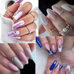 Peças de unhas 3d arte do prego glitter strass cristal gemas jóias contas encantos do prego manicure decorações acessórios suprimentos para unhas - Image 4
