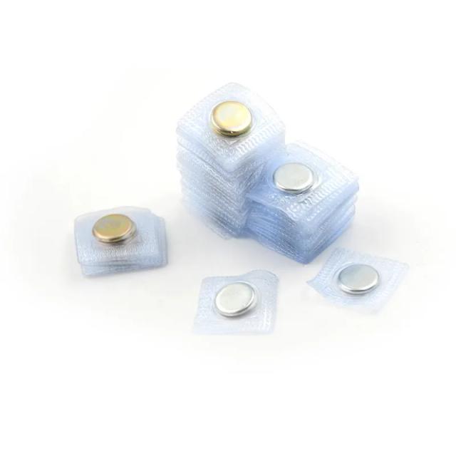 Kit com 20 Peças de Botão Magnético Invisível e Prendedor de PVC para Acessórios de Moda e Bolsa