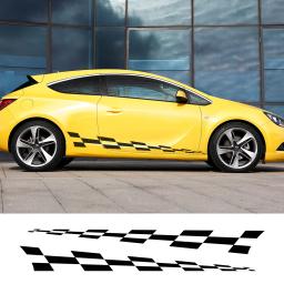 Universal Car Body Decor Adesivo, Esporte Styling Decalque, Auto Acessórios, Suzuki, Volvo, Tesla, Skoda, VW, Volkswagen, Toyota, 2pcs - Image 2