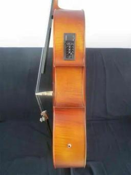 Novo violoncelo elétrico som poderoso 4/4 madeira sólida, parte traseira de bordo e tampa de abeto - Image 6