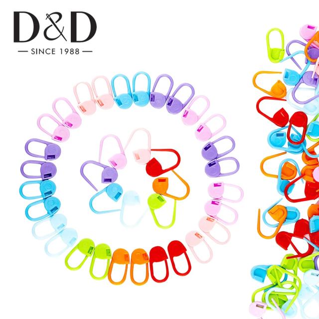 Conjunto de 50 Marcadores de Ponto de 2,3 cm para Crochê e Tricô - Ideal para Artesanato e DIY
