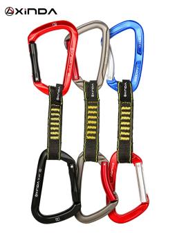 XINDA-Escalada Mosquetão, Quickdraw Sling, Extensores De Bloqueio De Segurança Profissional, Montanhista Outdoor Protect Kits - Image 1