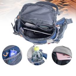 Mochila para atividades ao ar livre, esportiva, sacola de cintura, caminhadas, ciclismo, escalada, bicicleta, corrida, garrafa de água, à prova d'água, de nylon, pacote de montanha x627d - Image 3