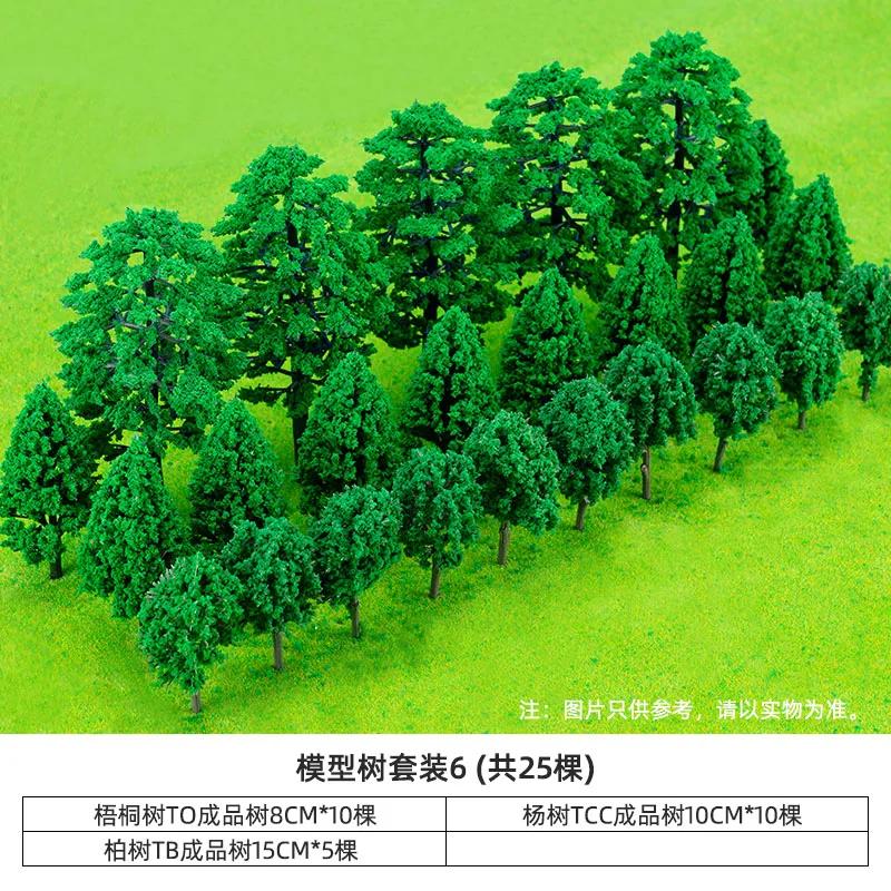 Árvore em miniatura para layout ferroviário modelo, Wargame, Terreno, Acessórios Paisagem, Cenário de montanha, Diorama, Decoração Jardim, Escala N - Image 1