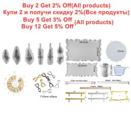 Misturado Estilo Resina Epóxi Moldes Set, Molde Silicone, Ferramentas de Fundição UV, Materiais DIY, Epóxi Kits, 1 Conjunto - Image 2