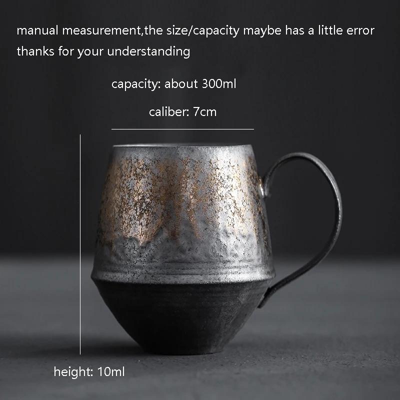 Kucuba hommi novas facas artesanais estilo japonês, copo de café vintage, caneca de cerâmica chá à noite, conjunto retrô xícara de café - Image 1