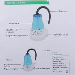 Grande nebulização réptil umidificador, nebulizador para lagarto, tartaruga, cobra, inseto a, variedade de répteis, anfíbios, suprimentos para animais, 3 L, 4L - Image 6