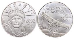 Estados unidos, 1997, 1998, 1999, 2000, 2001, 2002, 2003, 2004, liberty, us $50, metade de prata, moedas comemorativas, cópia - Image 6