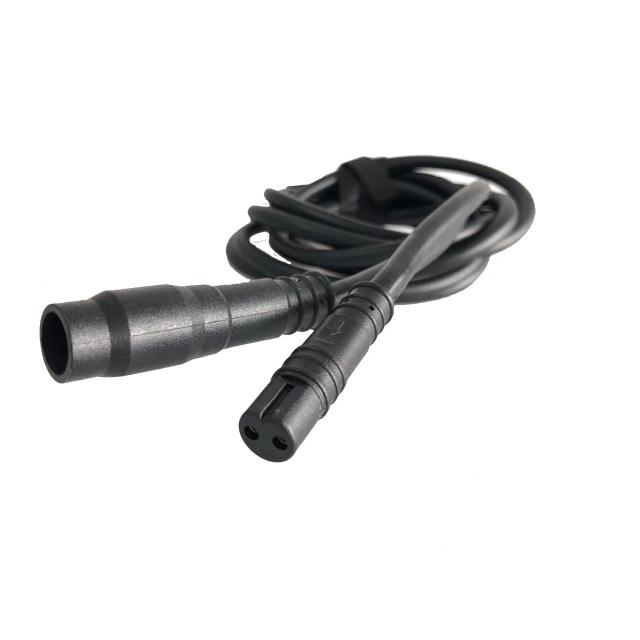 Conector de Bateria Z215A com Cabo de Extensão Macho e Fêmea de 2 Pinos para Motores Bafang - E-bike à Prova d'Água