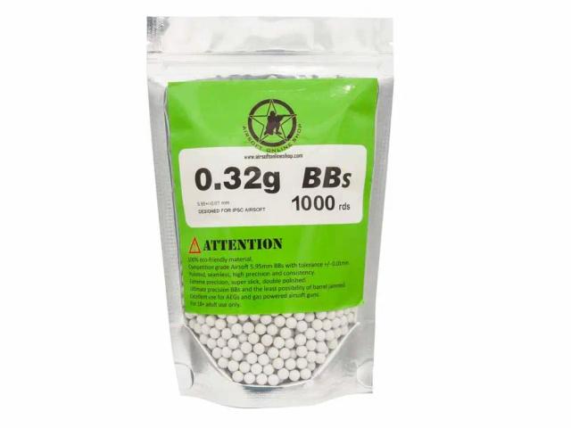 Acessórios de Paintball AOLS-BBs: Tiros Táticos de Alta Resistência, 1000 Rounds, Diversas Pesos 0.2 a 0.32g, 6mm