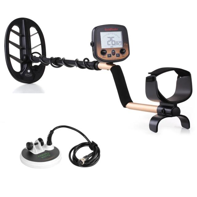 Detector de Metais Subterrâneo FS2 com 2 Bobinas e Display LCD - Caçador de Tesouros e Localizador de Ouro e Insetos