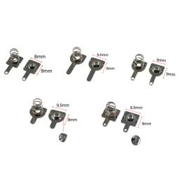 Substituição Metal Baterias, Contato Placa, Prata para AA e AAA Baterias, 10 Tipos - Image 5