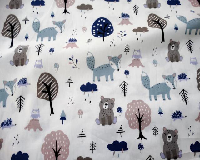 Tecido de Algodão Twill 100% Macio para Costura de Roupas Infantis e Projetos de Textil para o Lar