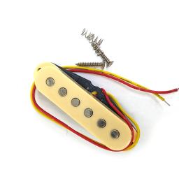 Guitarra elétrica single-coil captador kit substituição captadores ponte e pescoço alnico para st acessórios de reparo de guitarra elétrica - Image 1