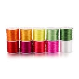 Nylon Rubber Stretchy Cord para Fazer Jóias, Fio Elástico, Linha de Cristal Redonda, Pulseira Beading, 10m, 0.7mm - Image 4