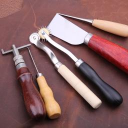 Kaobuy profissional kit de ferramentas de artesanato de couro mão costura punch escultura trabalho sela conjunto acessórios diy conjunto ferramentas - Image 5