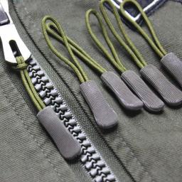 Zipper puxador de zíper para roupas, clipe de substituição para corda de zíper de necessaire, fivela quebrada de zíper para costura diy, suprimentos de roupas, com 10 peças - Image 1