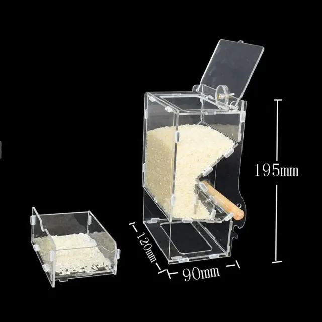 Alimentador Automático para Aves de Estimação: Versátil e Prático para Pássaros, Papagaios e Caranguejos
