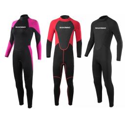 Neoprene, Traje completo, Surf, Mergulho, Mergulho, Mergulho, Mergulho, Natação, Casais combinando, Manga longa, Terno molhado, Mulheres masculinas, - Image 1