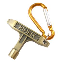 Gancho de pressão para ajuste de pele de tambor de bronze, ferramenta de percussão para conjunto de tambor de jazz, afinador de chave t - Image 4