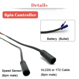Kit de substituição tsdz2 tongsheng para bicicleta elétrica, conjunto de conversão para motor central de 250, 350, 500w - Image 5