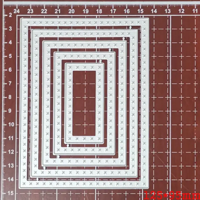 Molde de metal para artesanato: estêncil cortado ideal para scrapbooking e cartões decorativos faça você mesmo