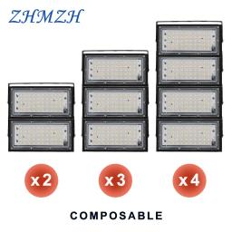 Ultra brilhante luz de inundação ao ar livre, holofote LED, holofotes para campo de futebol, luzes impermeáveis, IP65, 50W, 100W, 220V, 110V - Image 3