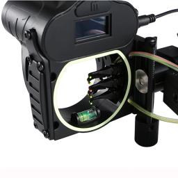 Mira telescópica para arco e flecha, visão laser com 5 pinos, ajuste rápido, riflescope para caça, entretenimento, tiro com arco - Image 6