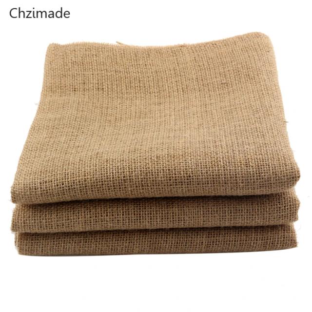 Saco de Armazenamento em Linho Juta Lychee Life, 160x50cm, Ideal para DIY e Decoração de Natal