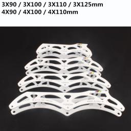 Yunchi neutrino inline velocidade patinação chassis 3 rodas 90 100 110 125mm quadro 4 rodas 4x90 4x100 4x110 base 165mm 195mm m7 liga - Image 1