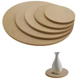 Placa De Densidade Circular para Arte De Cerâmica, Placa De Apoio, Fibra De Madeira, Cerâmica Em Branco, Placa De Secagem, Bandeja De Escultura De Argila, Ferramentas DIY - Image 1