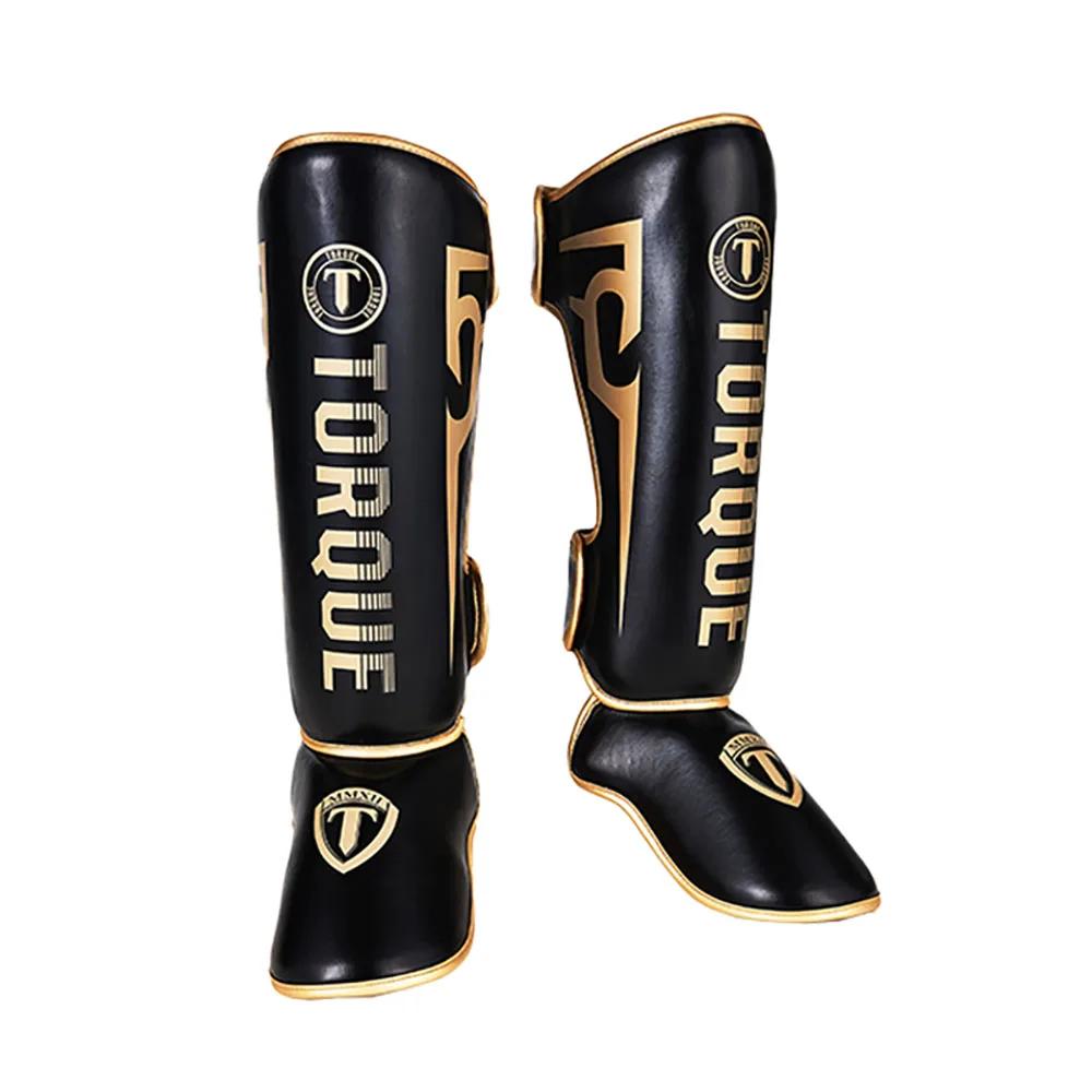 Caneleiras de boxe para adultos, protetores de tornozelo, perneiras mais grossas, equipamento para artes marciais, proteção Muay Thai Taekwondo - Image 1